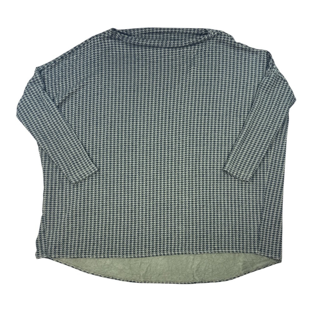 Bryn Walker Dimitri Dulce Houndstooth Tunic Olive Black Oversized Small Basics - Picture 2 of 9